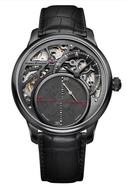 Review Maurice Lacroix Masterpiece Mysterious Seconds Revelation MP6558-PVB01-092-1 watch replicas